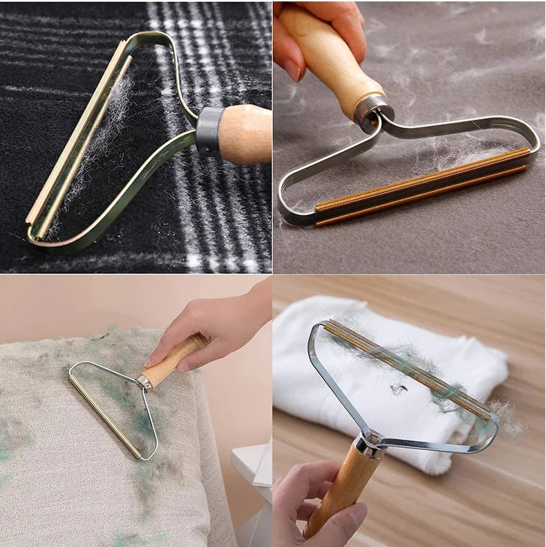 מעלים את שערות בעלי החיים במעבר אחד